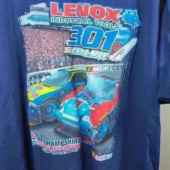Lenox 301 New Hampshire Motor Speedway T  Shirt 2008 Nascar 2XL - Double Sided - Picture 2 of 8
